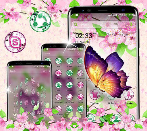 Butterfly Flower Launcher Theme screenshot 3