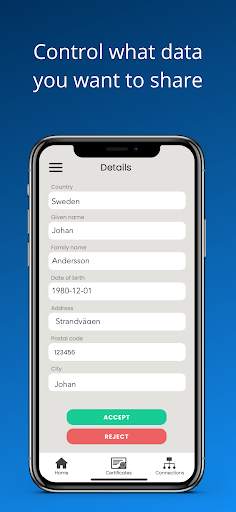 ZADA digital identity wallet screenshot 5