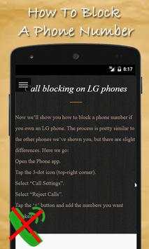 How To Block A Phone Number screenshot 2