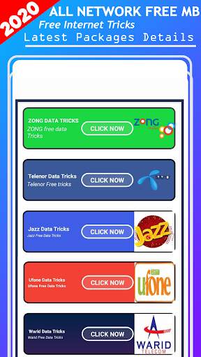 Daily Free data internet 3g 4g Free MB Tricks screenshot 3