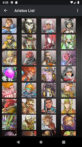 Aristeia! The Game - Aplicación Móvil screenshot 2