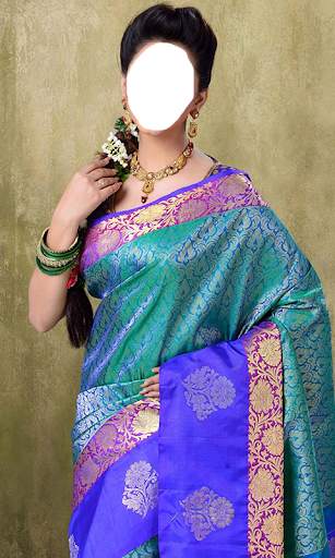Beautiful Women Sarees Frame screenshot 3