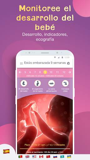 AMMA Calendario de embarazo, mi gravidez dia a dia screenshot 1