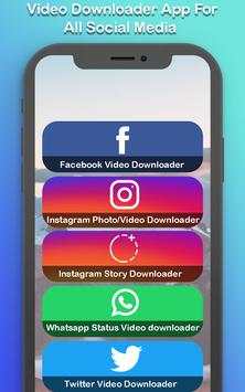 Social Video Downloader-Video Download App screenshot 1