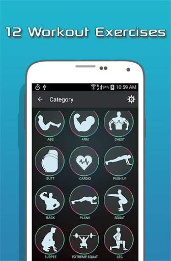30 Day Fitness Challenges - Abs, Butt, Biceps, Arm screenshot 2
