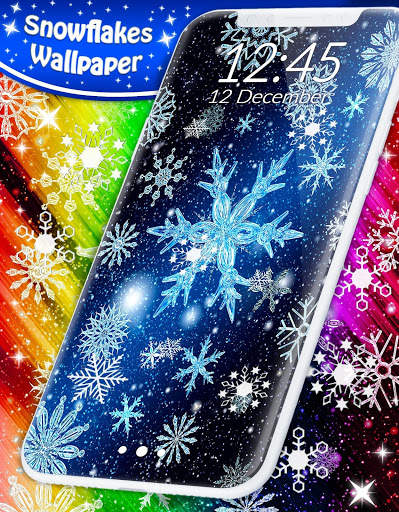 Snow Stars Wallpaper ❄️Winter Free Live Wallpapers screenshot 3