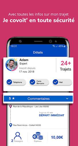 Citygo, covoiturage urbain au quotidien screenshot 8