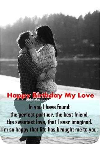 Happy Birthday My Love screenshot 1