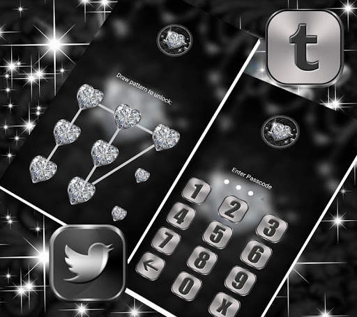 Diamond Heart Launcher Theme screenshot 6