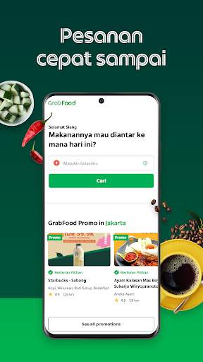 GrabLite: GrabFood Delivery screenshot 1