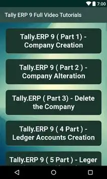 Tally ERP 9 Full Video Tutorials screenshot 3
