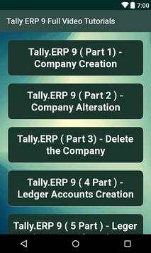 Tally ERP 9 Full Video Tutorials screenshot 3
