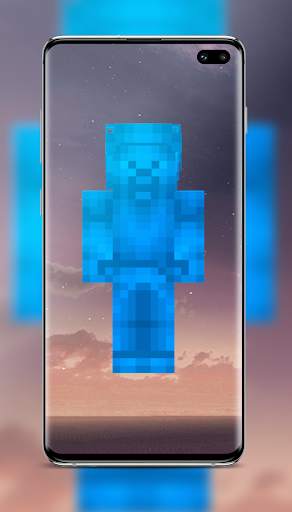 Blue Minecraft Skin screenshot 1