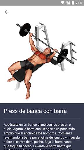 Rutinas de ejercicio gimnasio screenshot 7
