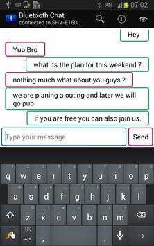 FreeBluetoothChat 1 تصوير الشاشة