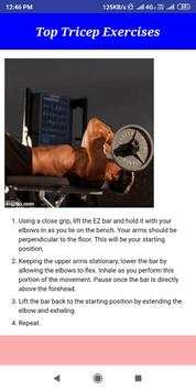 Tricep Exercise - Home & Gym Workout screenshot 7