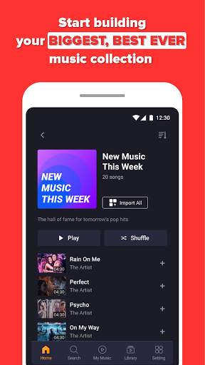 Kostenloser Musik-Player: Musikvideo & Stream-Song screenshot 2