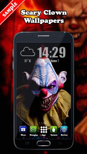 Scary Clown Wallpaper screenshot 4