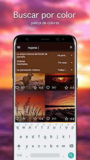 Fondo de pantalla pesta de sol screenshot 2