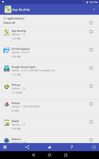 App Backup Lite screenshot 8