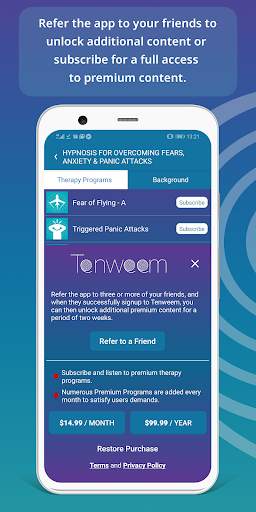 Tenweem - For Psychotherapy Through Hypnosis screenshot 8