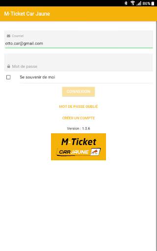 M-Ticket Car Jaune स्क्रीनशॉट 1
