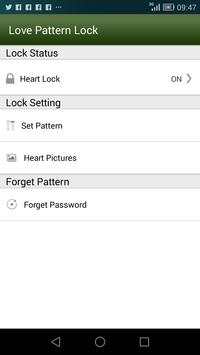 Love Pattern Lock Screen free screenshot 1
