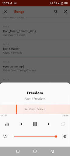Simple Music Player for Android screenshot 2