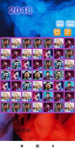 2048 Lionel Messi Game Kpop -  screenshot 11