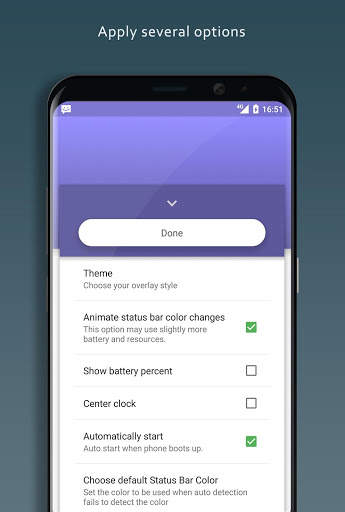 Material Status Bar screenshot 2