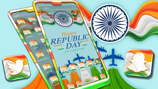 Republic Day Launcher Theme screenshot 1
