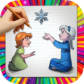 How to draw Princesses icon