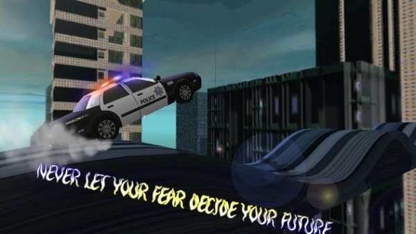 Police car impossible stunt tracks screenshot 5