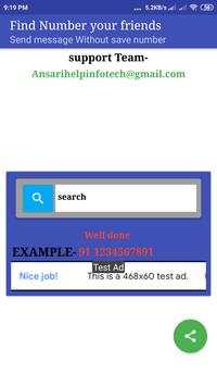WhatsNumber: without save Number check on whatsapp screenshot 1