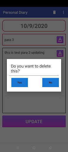 Personal Diary Lite screenshot 7