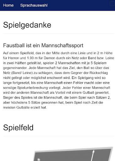 IFA Fistball Rules screenshot 2