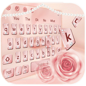 Rosa Luxus Rose Tastatur icon
