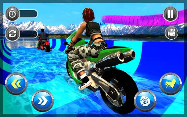 Car Racing in Water Slide - Race Games screenshot 4