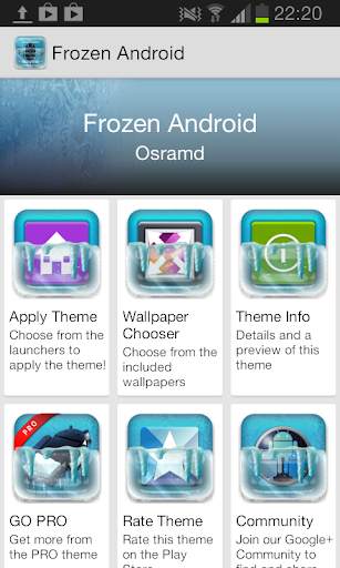 Frozen Android NOVA Launcher Theme - Iconpack 2 تصوير الشاشة