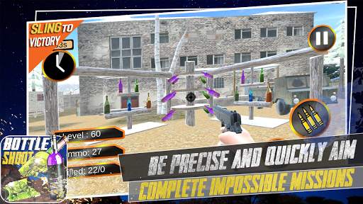 Stylish Bottle Shooting Game screenshot 2