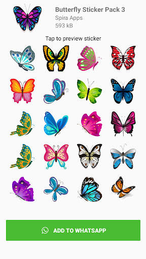 Butterfly Sticker For Whatsapp screenshot 6