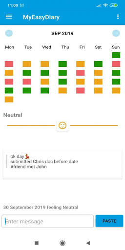 Easy Diary screenshot 1