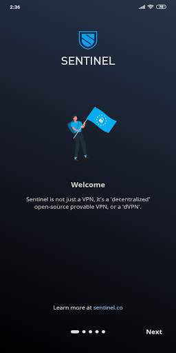 Sentinel Free Decentralized VPN (dVPN) screenshot 1