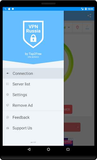 VPN Russia - get free Russian IP स्क्रीनशॉट 9