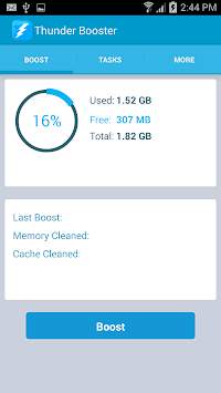 Thunder Booster Clean Speed up screenshot 1