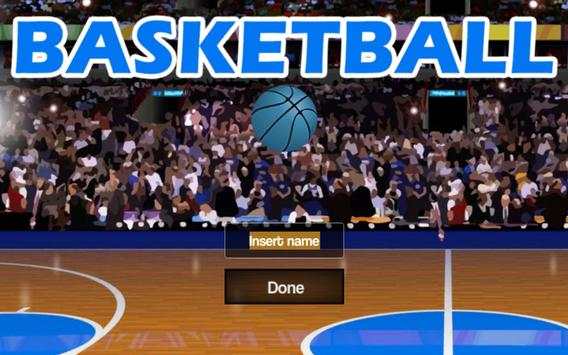 bola basket menembak Simulator screenshot 1