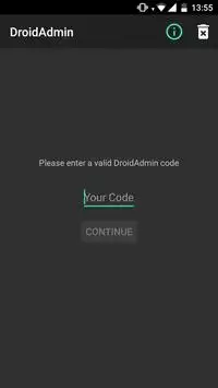 DroidAdmin screenshot 1
