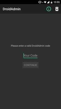 DroidAdmin screenshot 1