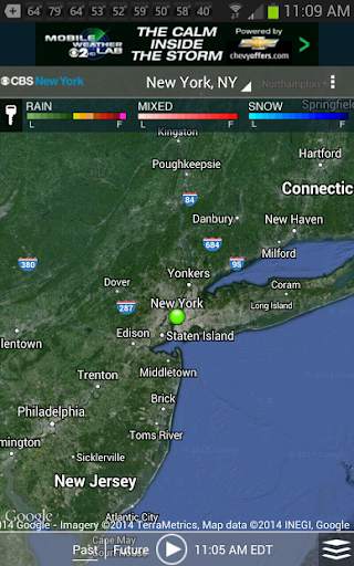 CBS New York Weather screenshot 2