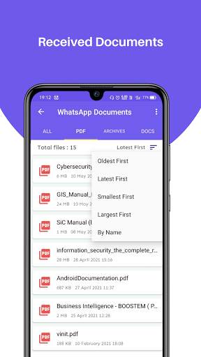 Gallery For WhatsApp and WA File, Media Manager screenshot 5